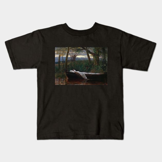 The Lady of Shalott Kids T-Shirt by UndiscoveredWonders